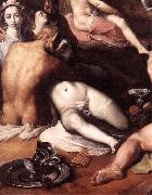 CORNELIS VAN HAARLEM The Wedding of Peleus and Thetis (detail) fd oil painting